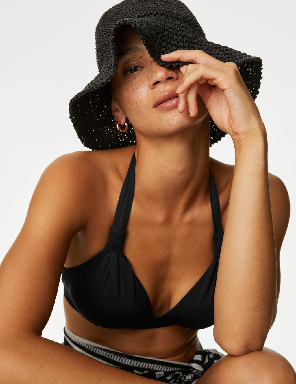Padded Plunge Halterneck Bikini Top image 6