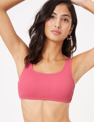 scoop neck bikini top