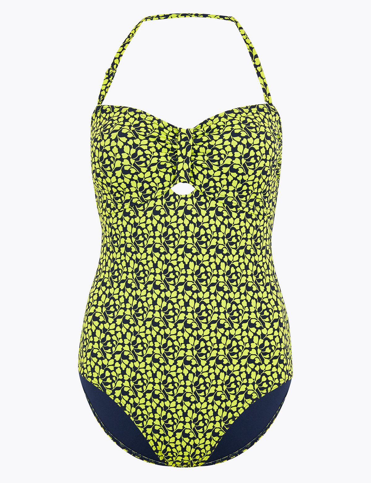 Printed Bandeau Swimsuit