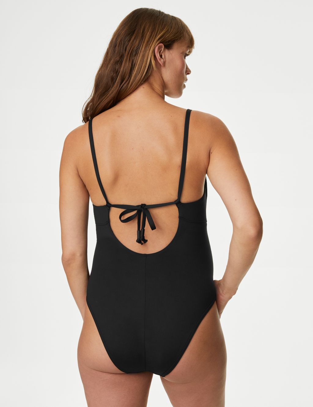 Maternity Padded Ruched Scoop Neck Swimsuit image 3