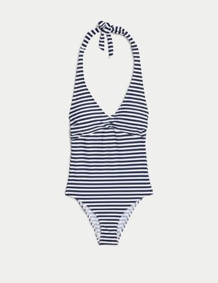 Printed Halterneck Swimsuit
