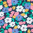 Tummy Control Printed Bandeau Swimsuit - multi/brights