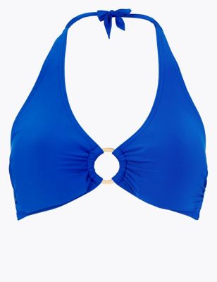Padded Plunge Bikini Top | M&S Collection | M&S