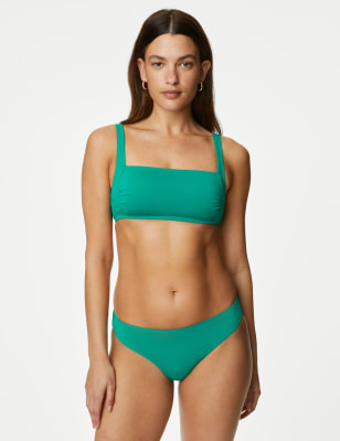 

Womens M&S Collection High Leg Bikini Bottoms - Bright Green, Bright Green
