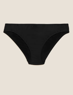Tummy Control High Leg Bikini Bottoms