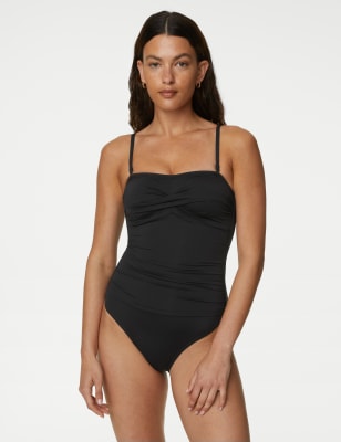 Padded store bandeau swimsuit