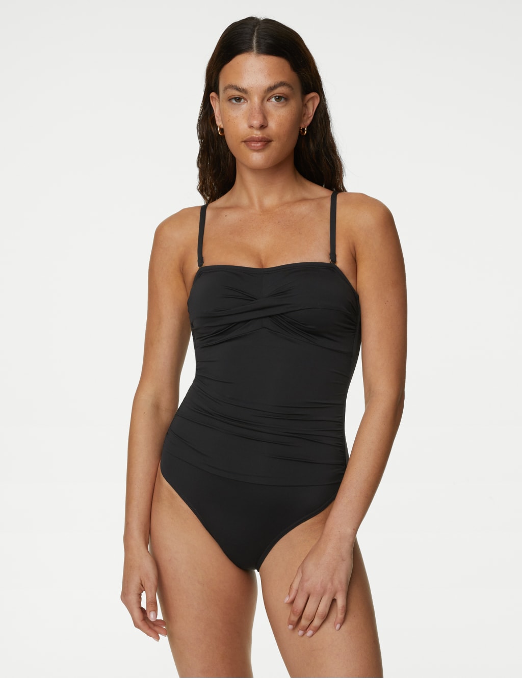 Tummy Control Padded Bandeau Swimsuit image 1