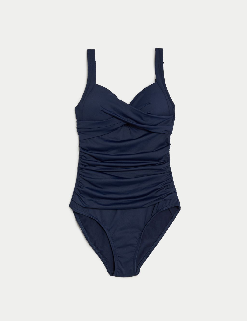 Tummy Control Padded Ruched Plunge Swimsuit image 2