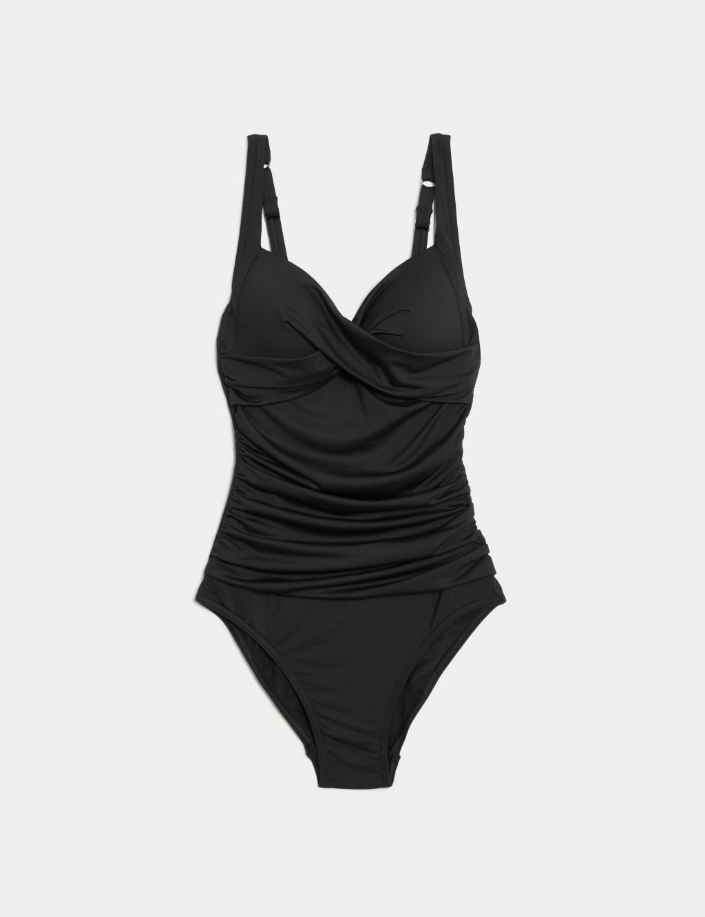 Tummy Control Padded Ruched Plunge Swimsuit image 2