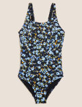 Animal Print Padded Scoop Neck Swimsuit