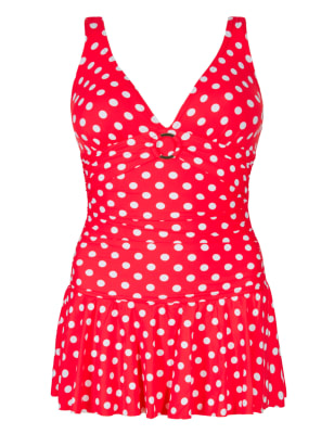 Spotted Skirted Swimsuit | M&S Collection | M&S