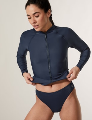 

Womens Goodmove Hoch ausgeschnittene Bikinihose - Navy, Navy