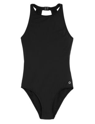 Goodmove Womens Halterneck Swimsuit - 16 - Black, Black