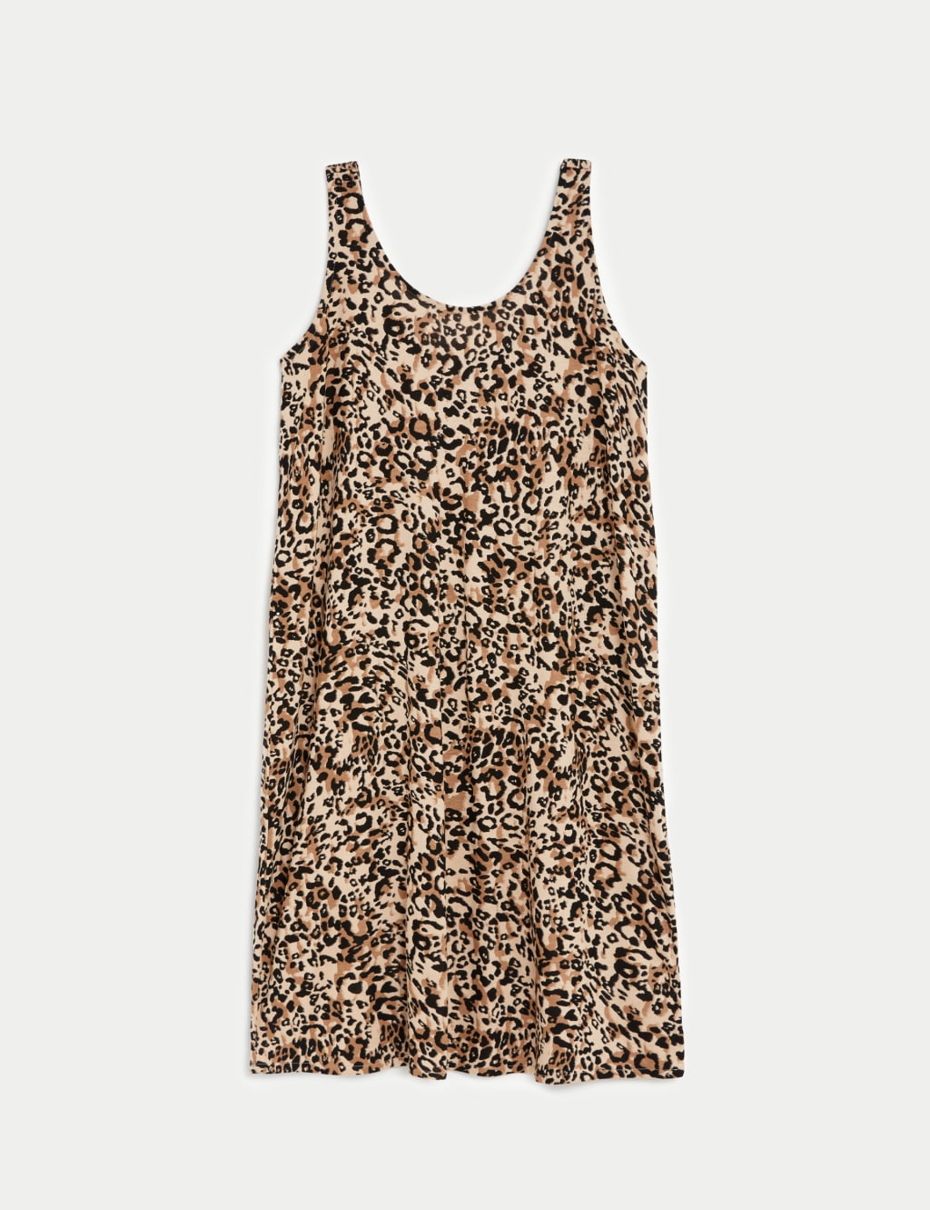 Jersey Printed Knee Length Slip Dress