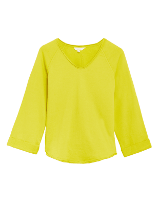 

Per Una Sudadera 100% algodón con escote en picoWomens - Citrus, Citrus