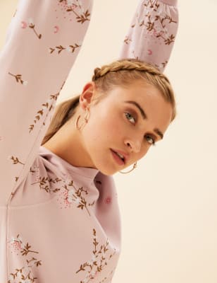 

Per Una Sudadera 100% algodón con bordado floralWomens - Pink Mix, Pink Mix