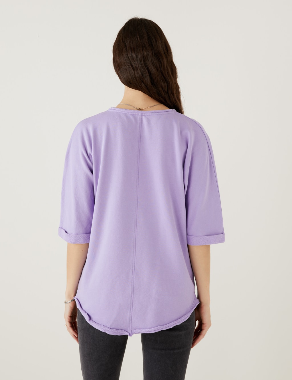 Pure Cotton Scoop Neck Sweatshirt image 4