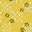 Linen Blend Geometric Short Sleeve T-Shirt - yellowmix
