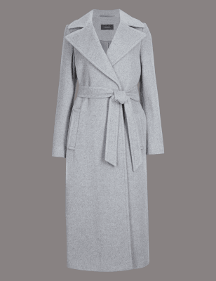 m&s wrap coat