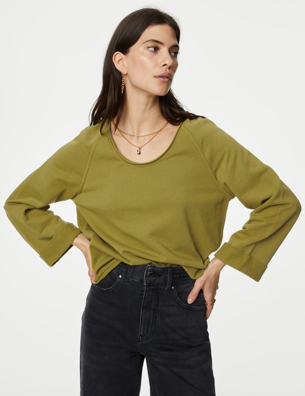 Soft Green Meadow Unisex Sweatshirt