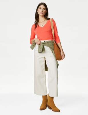 

Womens Per Una Modal Rich Top - Bright Orange, Bright Orange