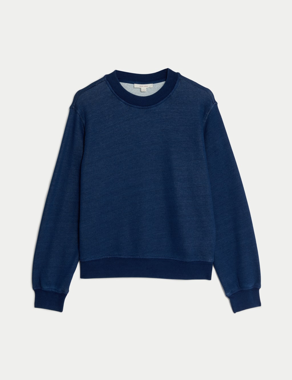 Navy blue best sale sweatshirt womens