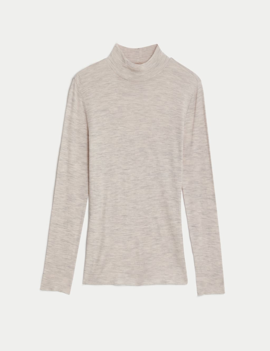 Pure Merino Wool Roll Neck Top image 2