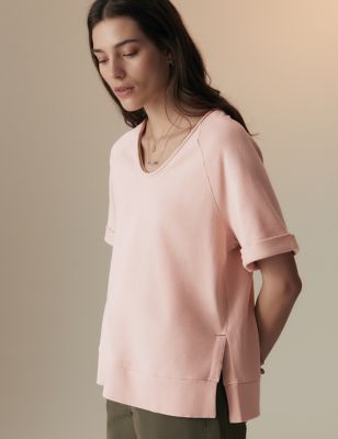 

Womens Per Una Pure Cotton Sweatshirt - Blush, Blush