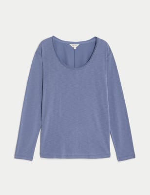 

Womens Per Una Modal Rich Top - Slate Blue, Slate Blue