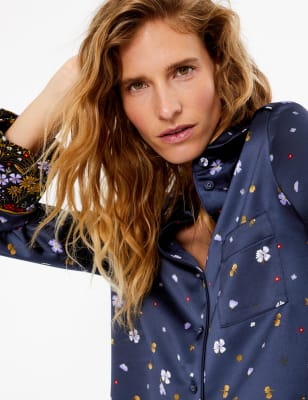 Floral Pyjama Style Blouse