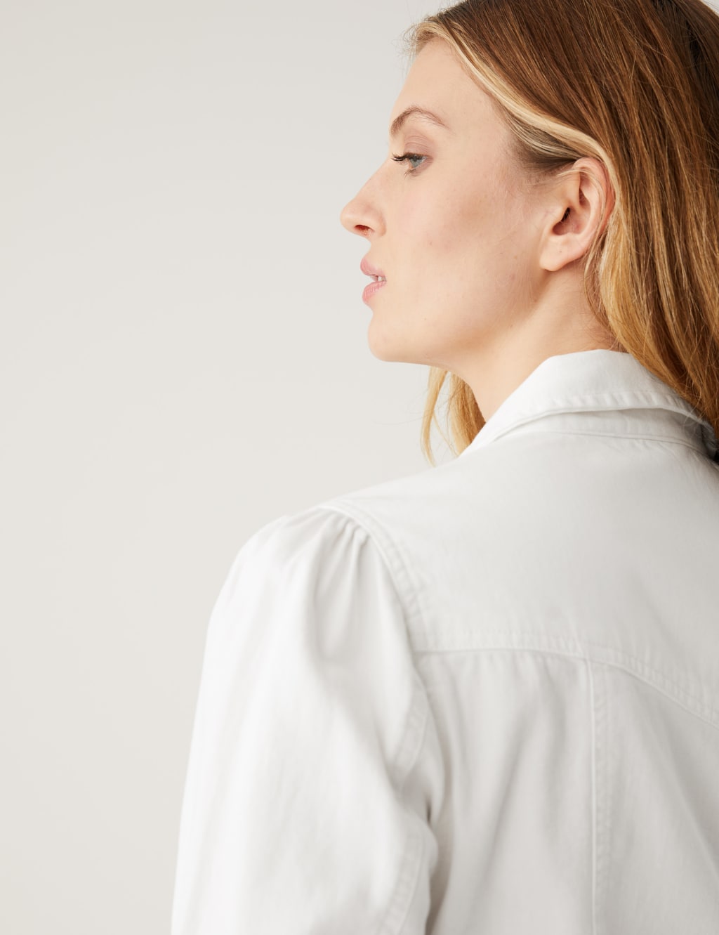 Denim Collared Shirt image 4