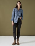 Denim Collared Shirt