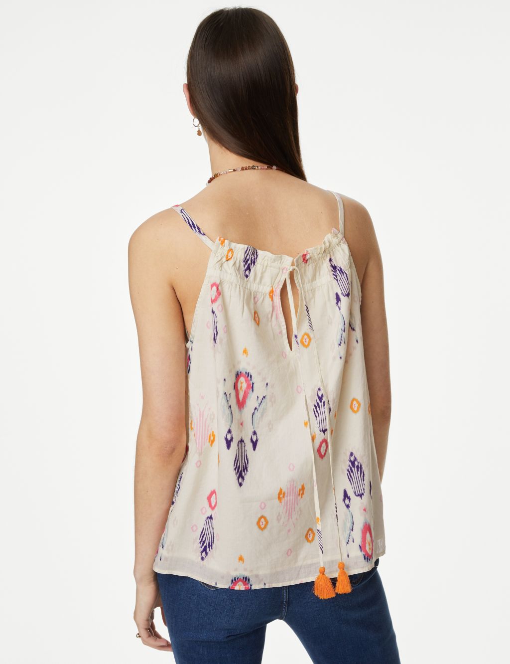 Pure Cotton Printed Cami Top image 5