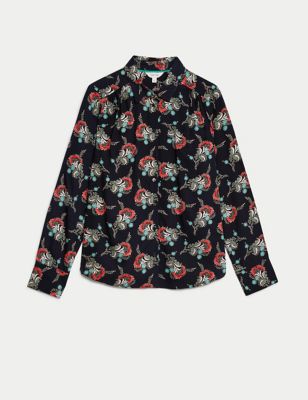 Floral Collared Shirt