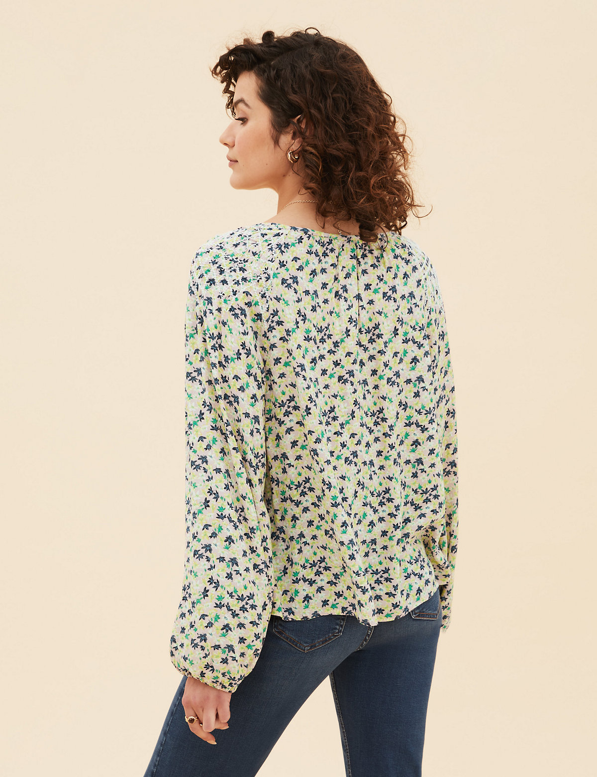 Floral Embroidered Blouse