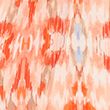 Cupro Rich Printed Short Sleeved Blouse - orangemix