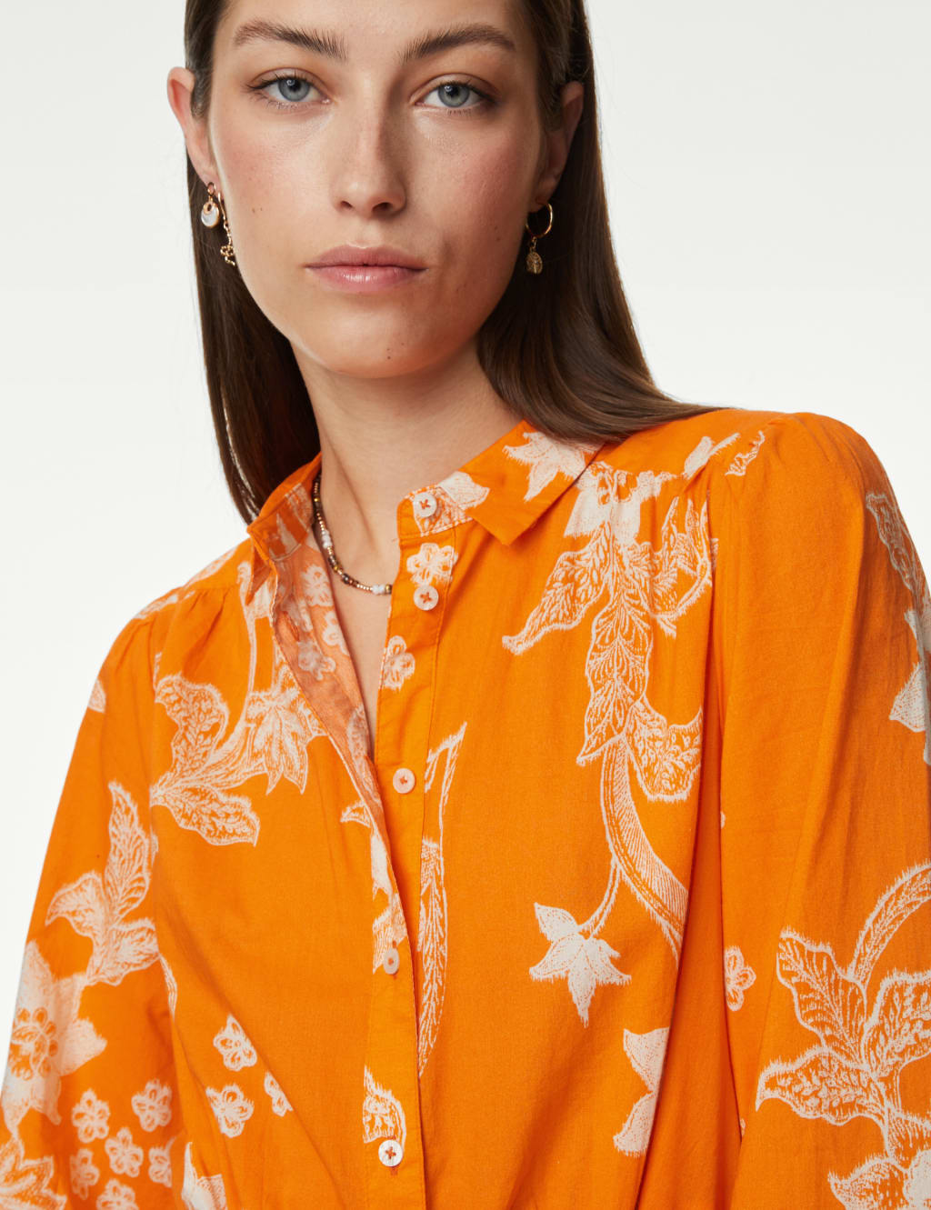 Pure Cotton Printed Midaxi Tiered Dress image 4