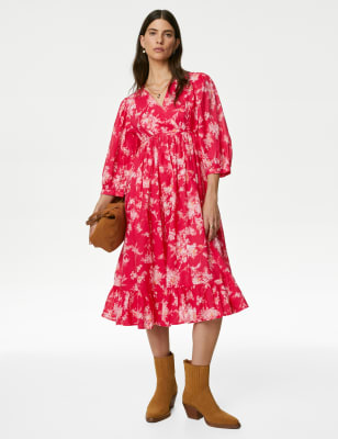 M&s hot sale midi dress