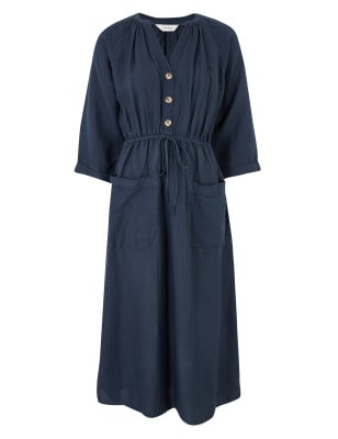 m&s new linen dresses