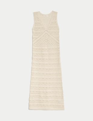 Textured Wool Slim Fit Everyday Dress