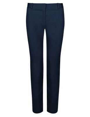 m&s cotton straight leg joggers