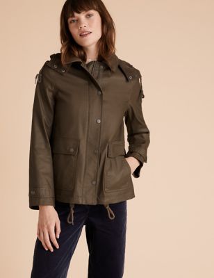marks and spencer wax jacket