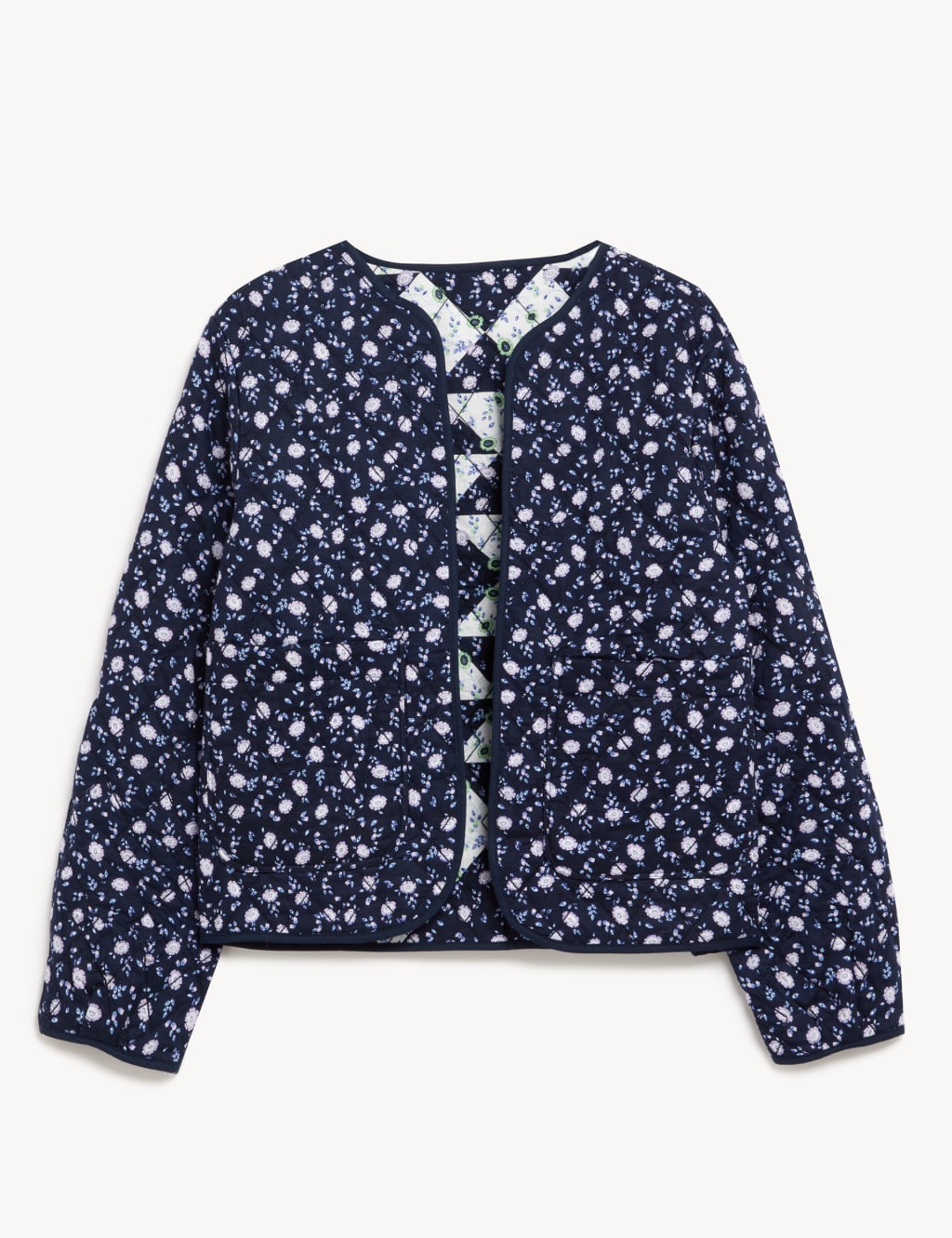 Pure Cotton Reversible Quilted Jacket image 6