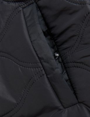 

Womens Per Una Padded Collarless Puffer Jacket - Black, Black