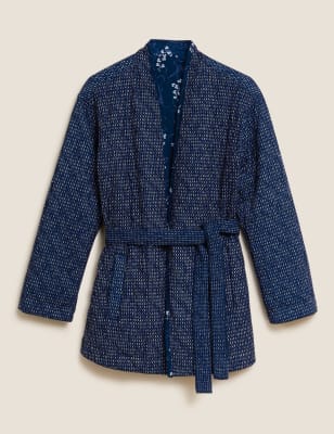 

Per Una Blazer acolchado floral reversibleWomens - Navy Mix, Navy Mix