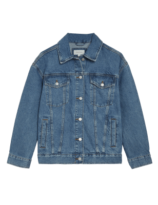 

Womens Per Una Denim Trucker Jacket - Medium Indigo, Medium Indigo