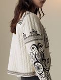 Pure Cotton Embroidered Short Jacket