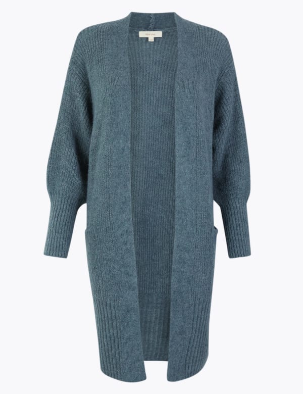 Textured Relaxed Fit Longline Cardigan | Per Una | M&S Textured Relaxed Fit Longline Cardigan | Per Una | M&S