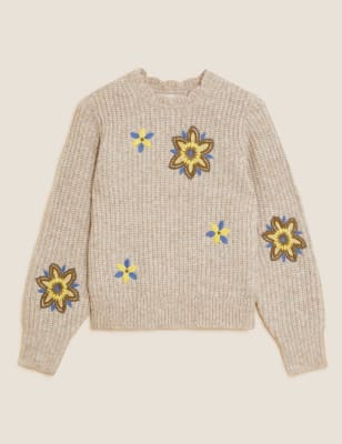 embroidered knitwear