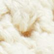 Pure Cotton V-Neck Scallop Edge Jumper - ecru